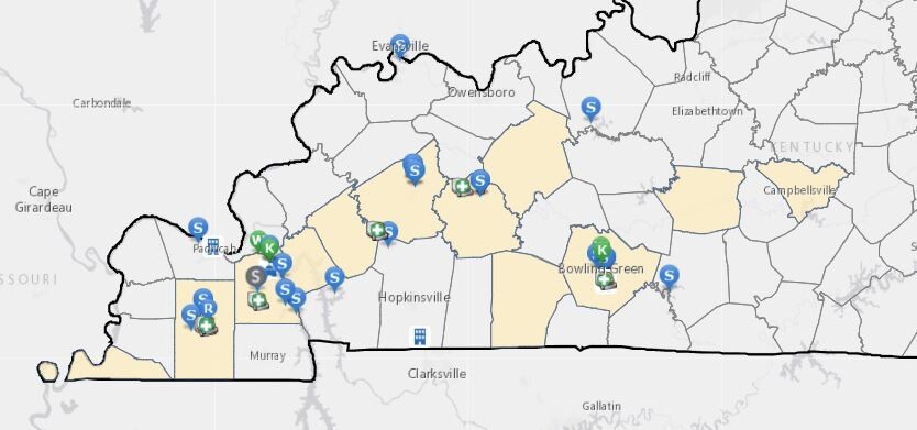 Shelters, Kitchens, Aid Stations