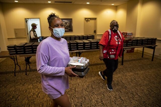 Meals at a Hotel Shelter