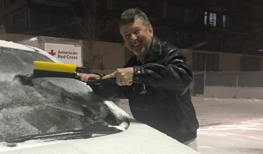 Windshield Ice Removal